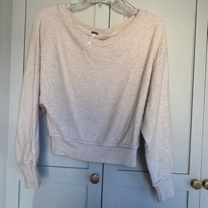 Free People Love Like This Cashmere Cropped Sweater
